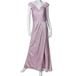 Cinderella Divine Glitter Fairy Gown Women's 10 Metallic Off Shoulder Prom